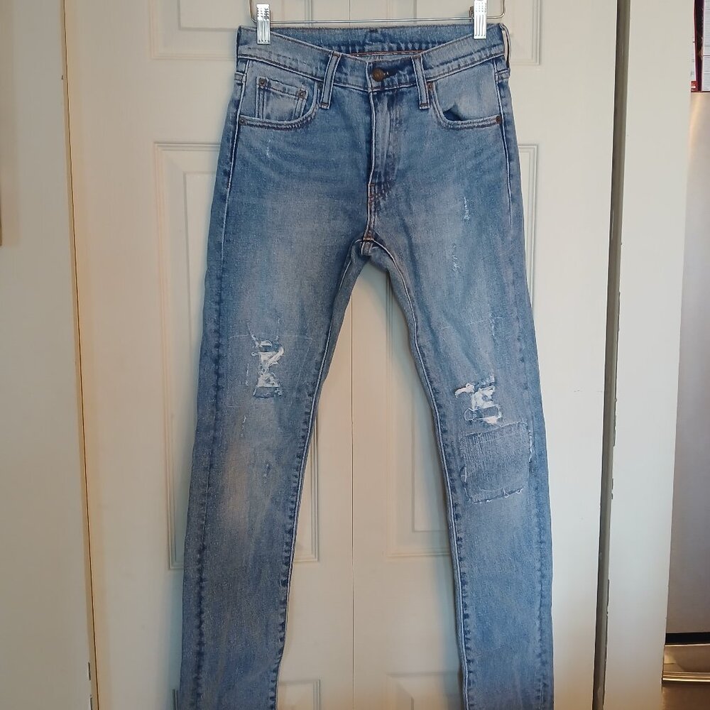 LEVI'S distressed jeans light blue W26 L32